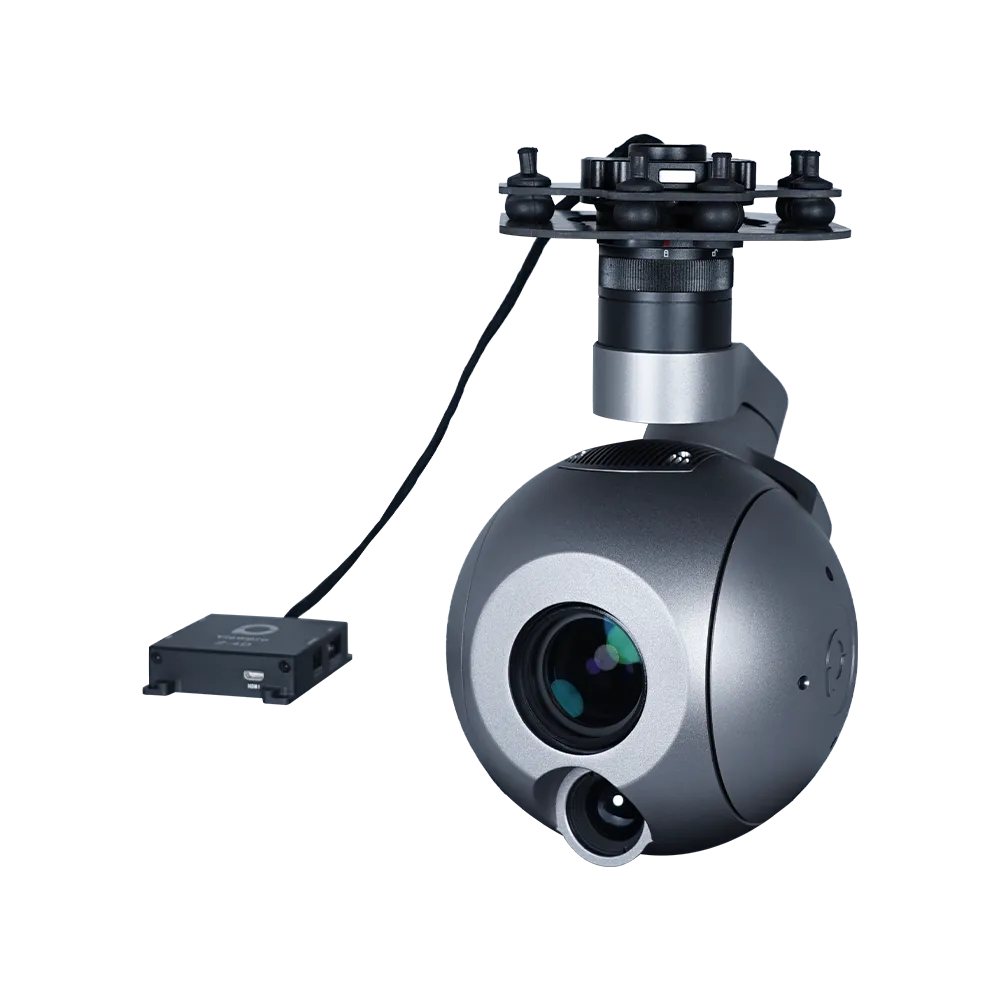 ViewPro A40T Pro Drone Gimbal Camera - 40x Optical EO, 12um 640 IR Thermal, AI Identification & Tracking