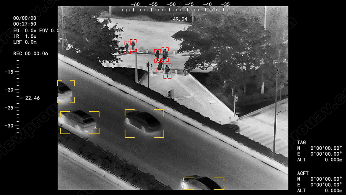 ViewPro AT50, Stabilizes camera with precision, compensating for ±0.02° vibrations and allowing limitless yaw rotation for smooth operation.