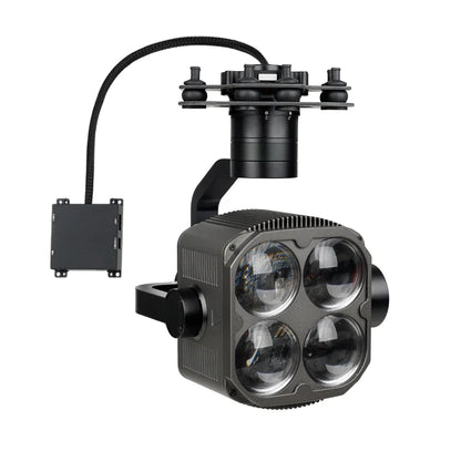 ViewPro L4 Pro - 3-Axis 150M Lighting Distance Airborne Pan Tilt Searchlight for Multi-rotor Drone