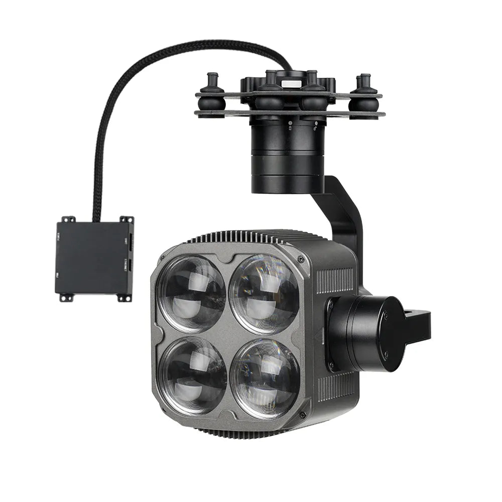 ViewPro L4 Pro - 3-Axis 150M Lighting Distance Airborne Pan Tilt Searchlight for Multi-rotor Drone