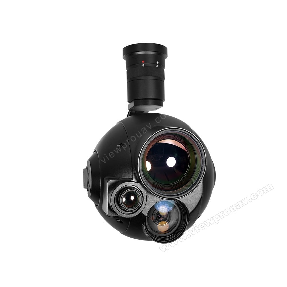 Q30TIR-1352 Powerful 3-axis Gimbal Camera 30x Optical Zoom SONY Camera and Dual IR Thermal Zoom Sensor Industrial Inspection/search/ firefighting gimbal-Viewpro