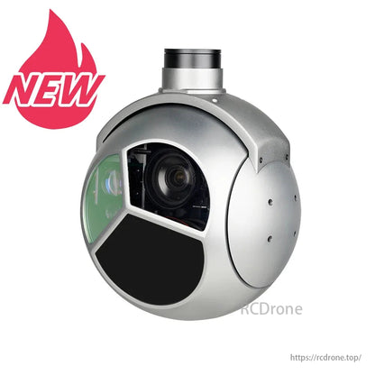 Drone için ViewPro U30TIRM-HD Gimbal Kamera - 1280 lR Termal Görüntüleme, 30X Optik Gece Görüşlü EO Kamera, 5KM LRF, AI Takip