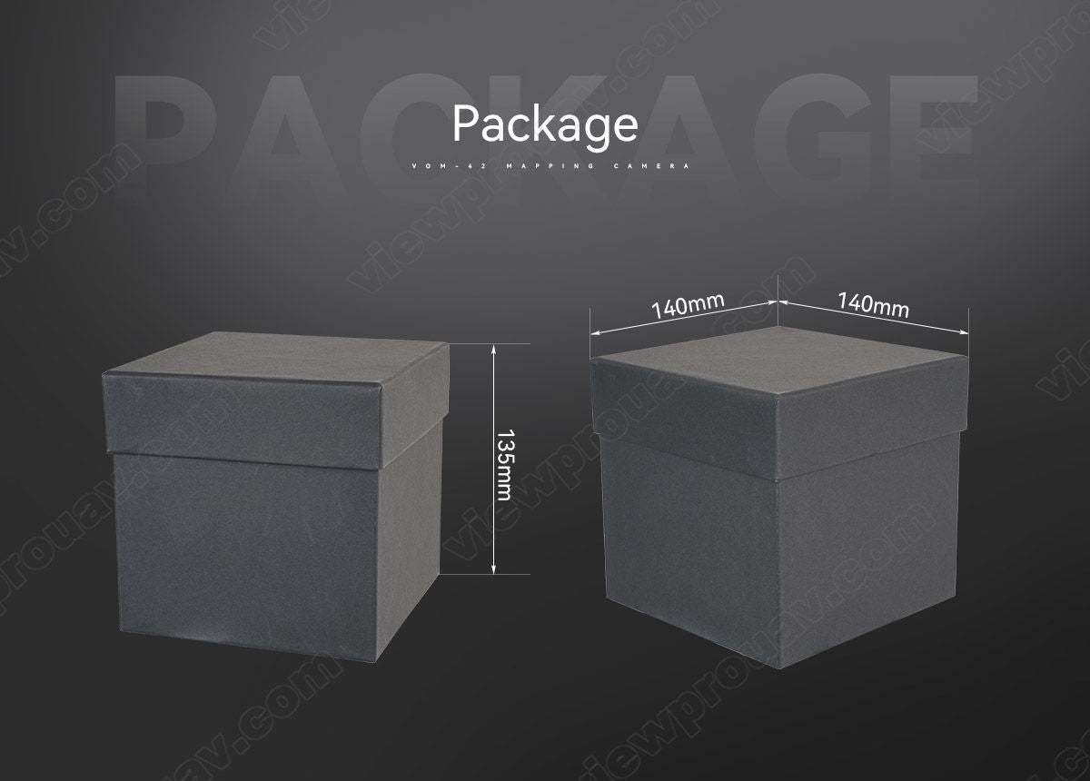 ViewPro VOM-42 Mapping Camera, A 42MP camera for UAV drones, ideal for large area aerial surveys, with a high-resolution sensor and advanced stabilization system.