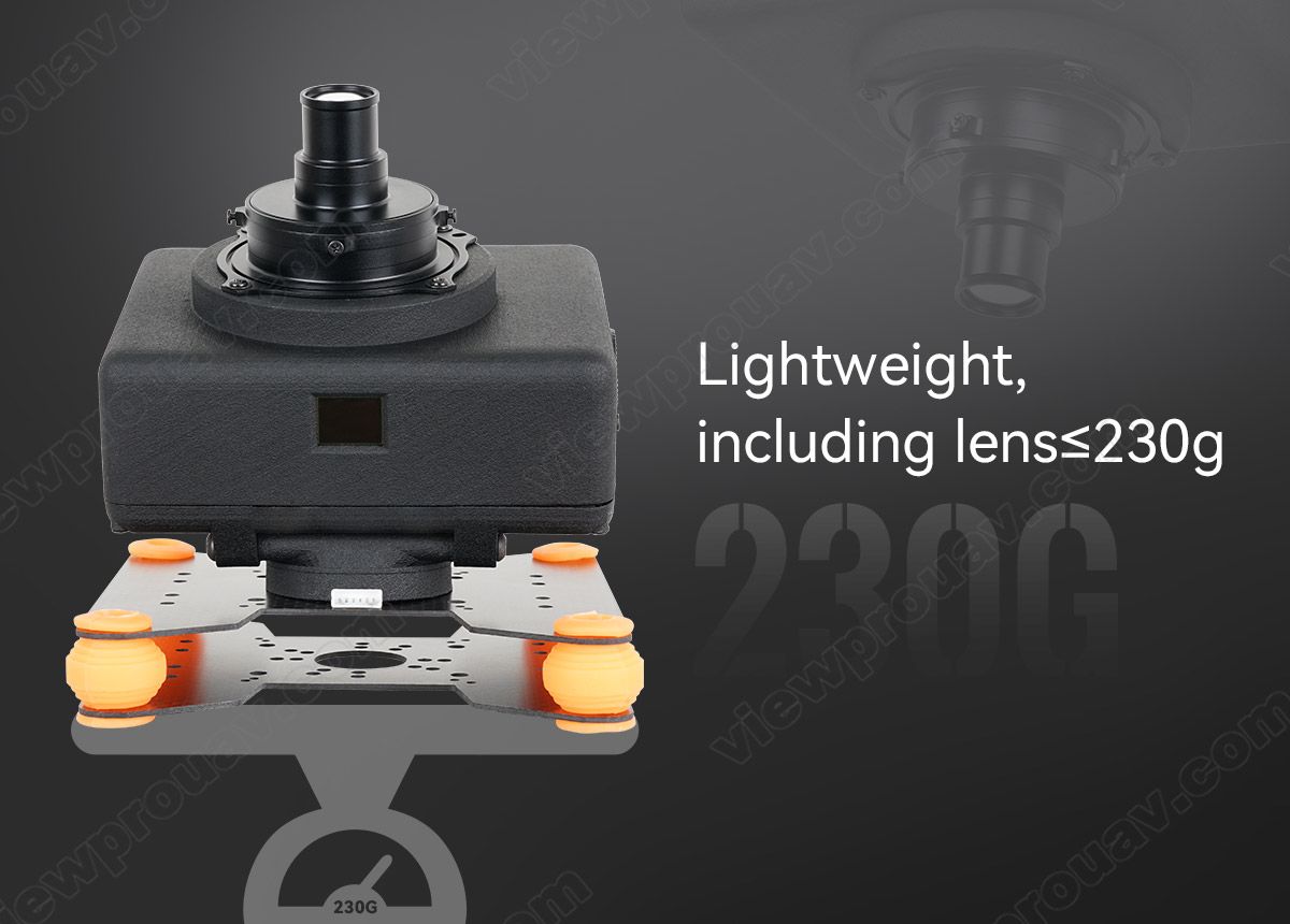 ViewPro VOM-42 Mapping Camera, The ViewPro VOM-42 camera has a lightweight design and weighs under 230 grams, perfect for UAV drone applications.