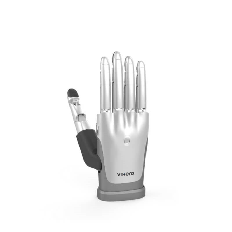 Vizum Intelligent Vihero Dexterous Robot Hand, 16 DoF 5‑Finger Anthropomorphic Hand, 24V CAN FD, 233x89x45 mm, 780 g