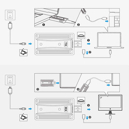 Vrriis WL090 - 2.4G+5.8G 1080P@60Hz Wireless HDMI Transmitter and Receiver Kit