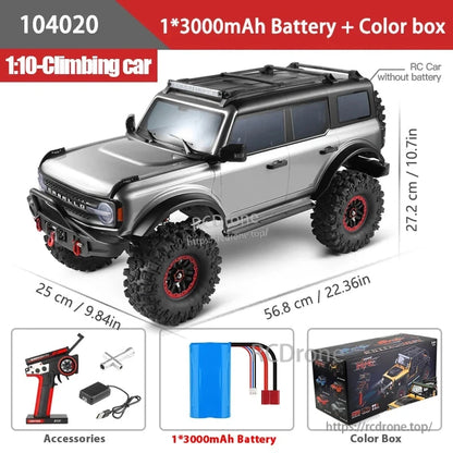 WLtoys 104020 Rc Car, The WLtoys 104020 RC Car is a 1/10 scale off-road crawler with 4x4 portal axles and electric winch features.