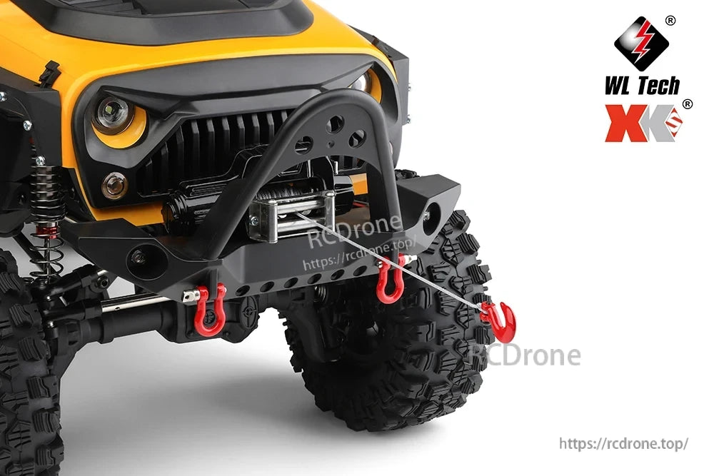 WLtoys 104026 1/10 Rc Car, Some materials mention the winch as optional for certain versions.