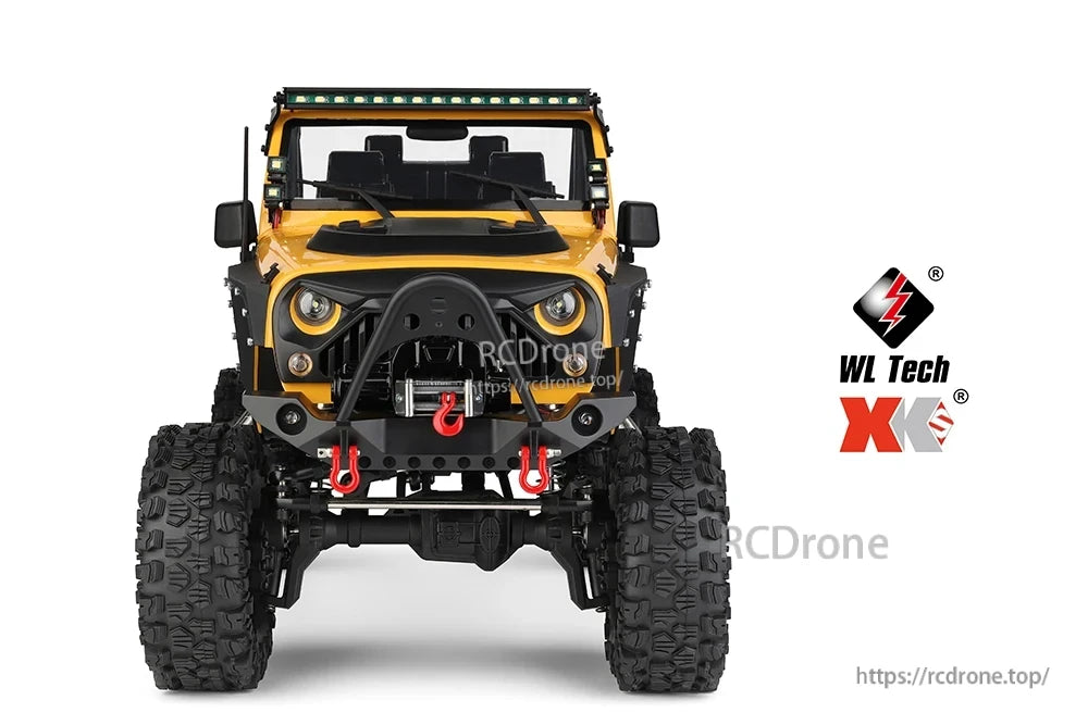 WLtoys 104026 1/10 Rc Car, Design for portal axle chassis with increased ground clearance and improved passability.