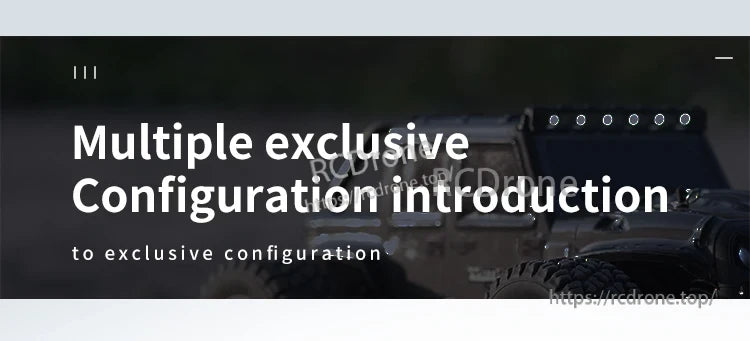 WLtoys 16102 1:16 Rc Car, Exclusive configuration introduction for RC car