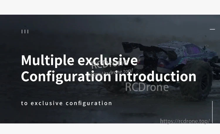 WLtoys 16102 1:16 Rc Car, Exclusive Configuration Introduction for RC Car