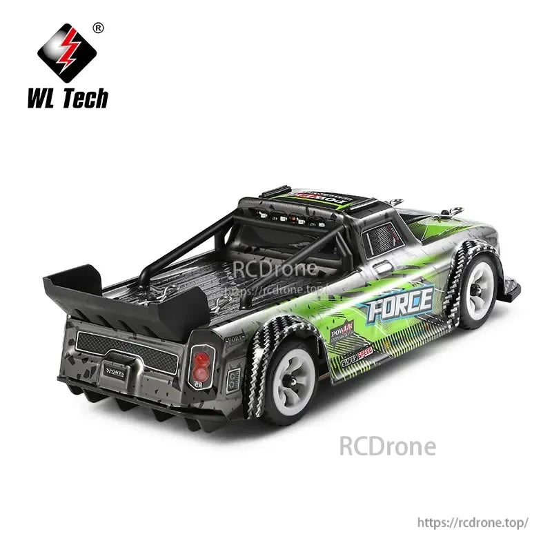 WLtoys 284131 1:28 Scale 4WD RC Racing Car, The WLtoys 284131 is a 1:28 scale 4WD RC racing car with LED lights and metal chassis, reaching speeds up to 30 km/h.