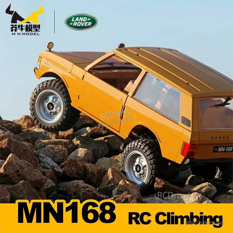 WLtoys MN168 1/12 4WD RC Car, MN168 RC 1/12 scale Land Rover with 4WD, climbing capability, proportional control, USB charging, ready-to-run.