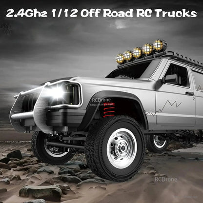 WLtoys MN78 1:12 RTR 4WD Off-Road RC Car, WLtoys MN78 RTR 1:12 scale 4WD off-road RC car with proportional control, LED lights and rechargeable battery.