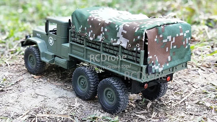 WPL B16 1:16 6WD Rc Car, WPL B16 1:16 scale remote control car truck crawler with LED lights and 6V battery.