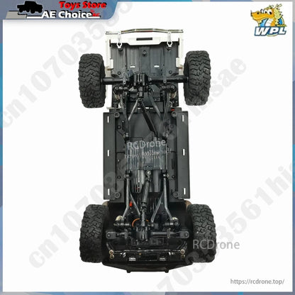 WPL C64-1 RC Car, 1:16 scale 2.4G RC truck with LED headlights and off-road capabilities.
