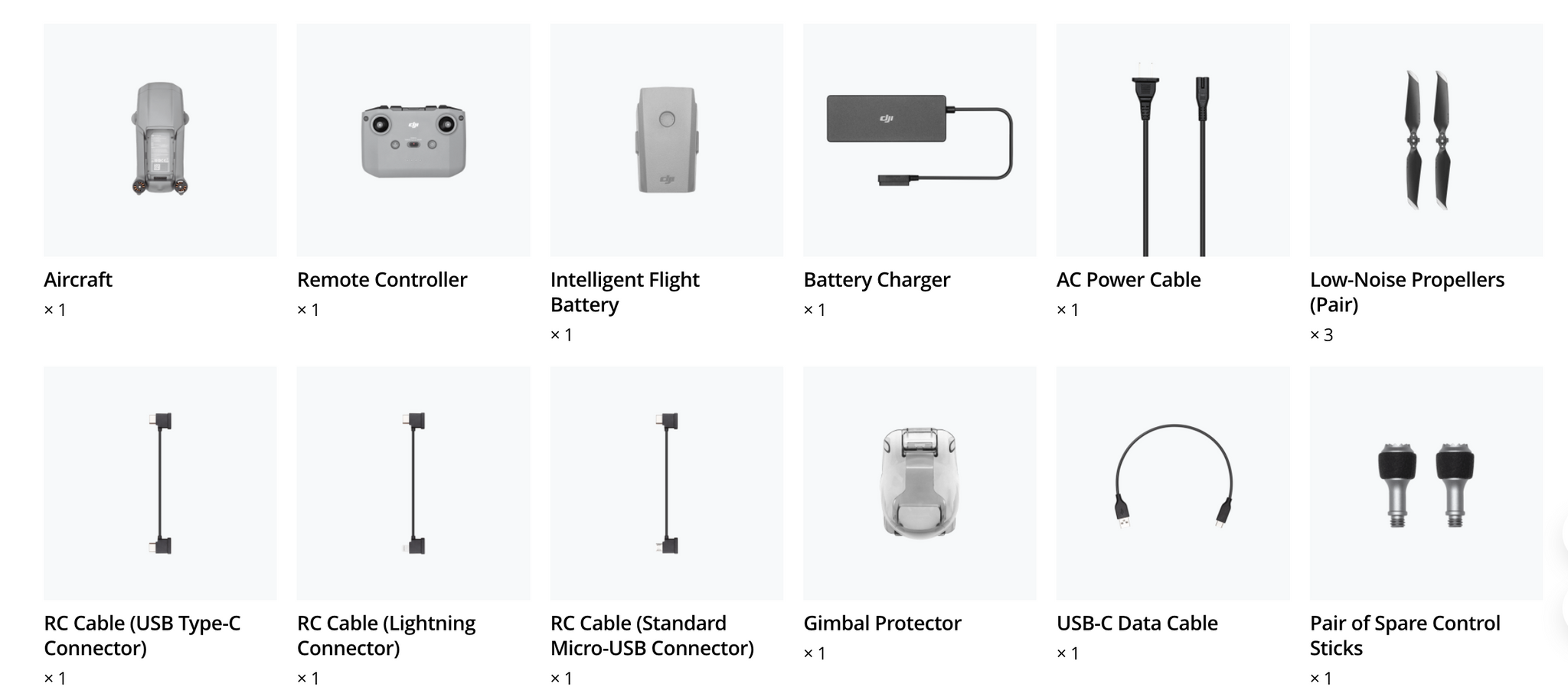 DJI Mavic Air 2 - 48MP Camera 3-Axis Gimbal 34min Flight Time Professional Camera Drone 16 DJI Mavic Air 2 - 48MP Camera, DJI Mavic Air 2, Aircraft Remote Controller Intelligent Flight Battery Charger AC Power Cable Low-Noise Propeller
