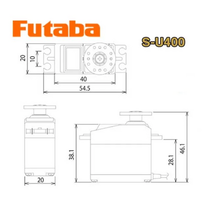 FUTABA S-U400 High Voltage Digital Power Servo S.BUS2 Standard Size 7.9kg
