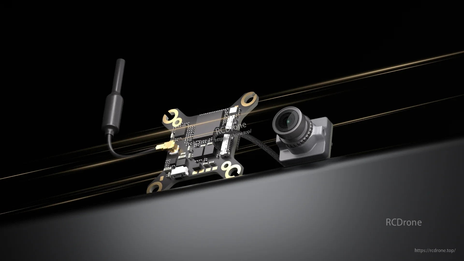 Walksnail Ascent Lite Kit digital FPV VTX and camera with antenna and compact mounting board