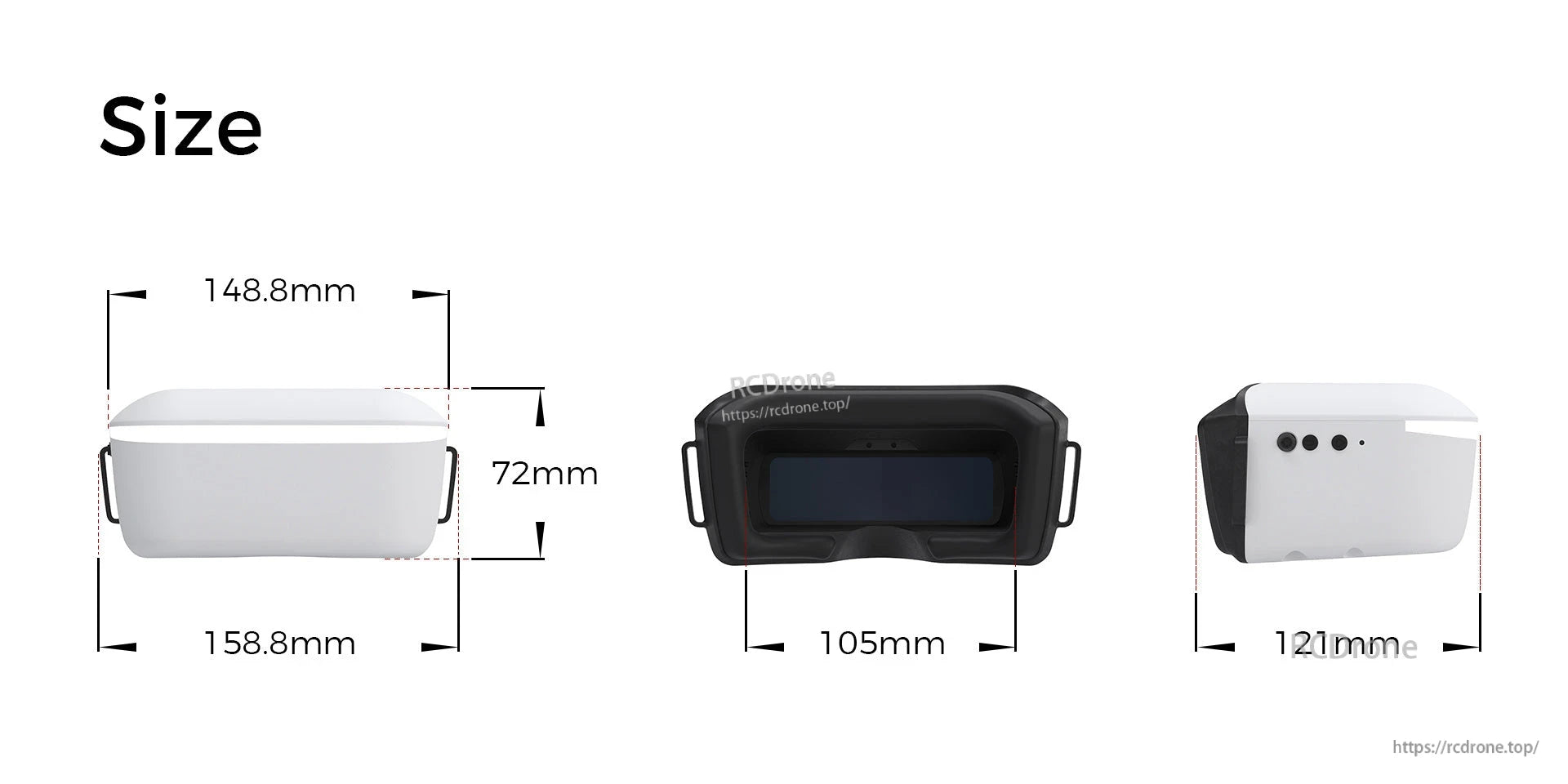 Walksnail Avatar HD Goggle, High-definition FPV goggles for walking snail avatars.