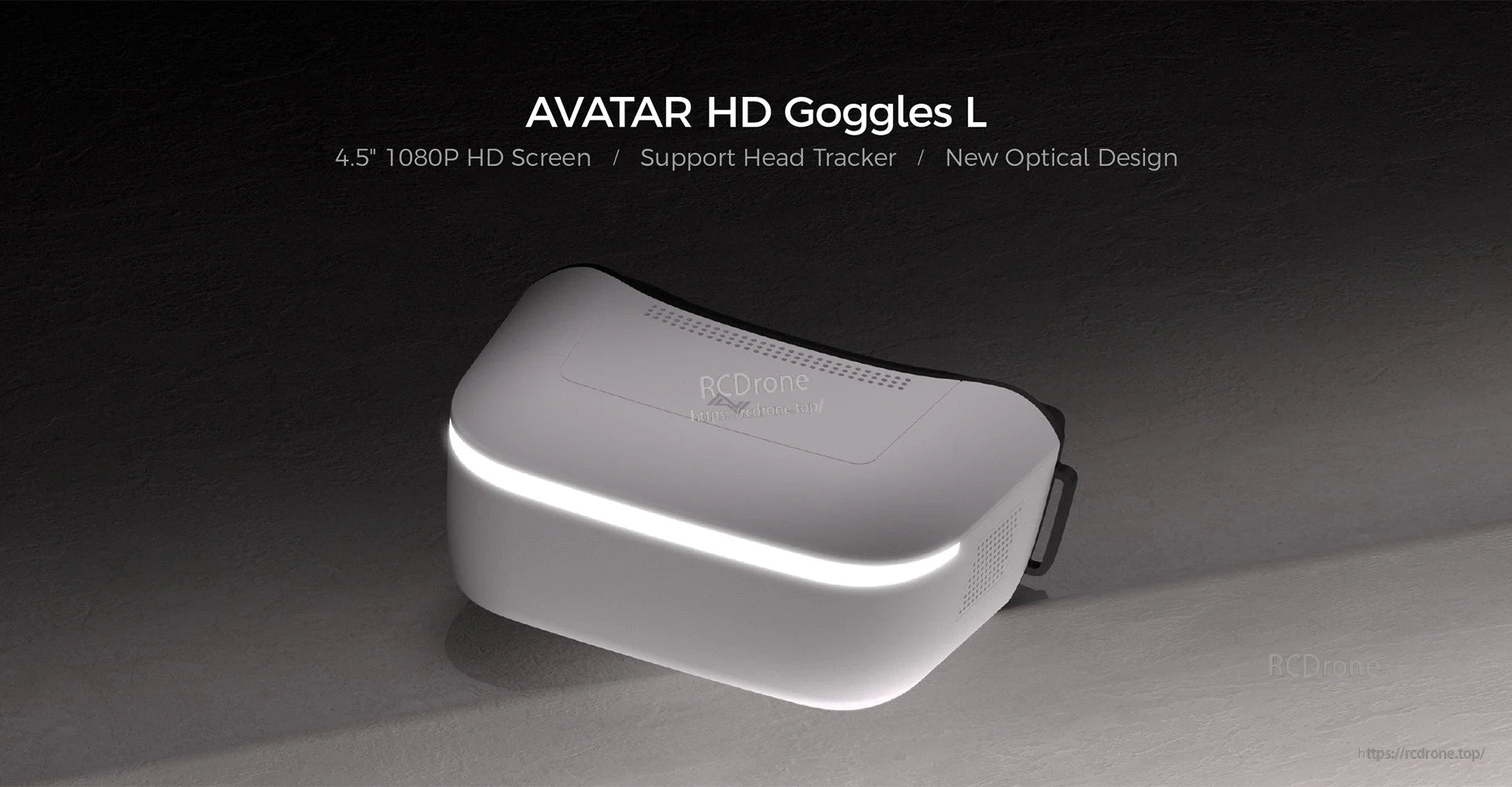 Walksnail Avatar HD Goggle, Avatar HD Goggles L offer a 4.5" 1080P screen, head tracking, and improved optics for immersive VR.