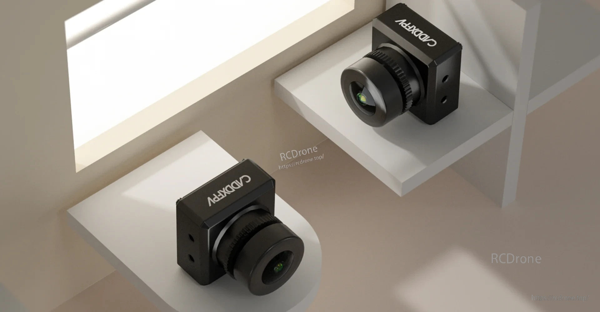 Walksnail Avatar HD Kit V2 Avatar V2 FPV camera close-up with wide-angle lens in compact housing