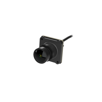 Walksnail Avatar HD Mini 1S Lite FPV Camera angled view with 2.1mm lens and cable