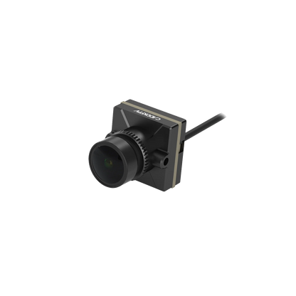 Walksnail Avatar HD Nano Camera, angled view showing lens and attached cable