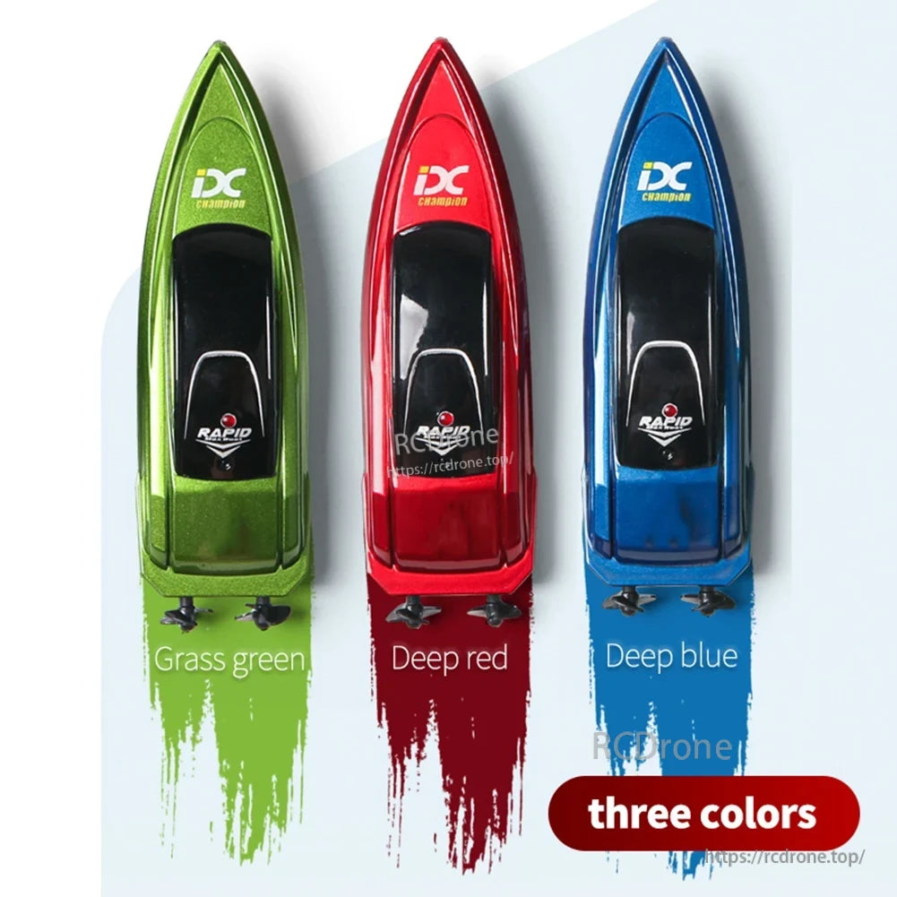 Waterproof 2.4GHz Mini RC Boat in three colors
