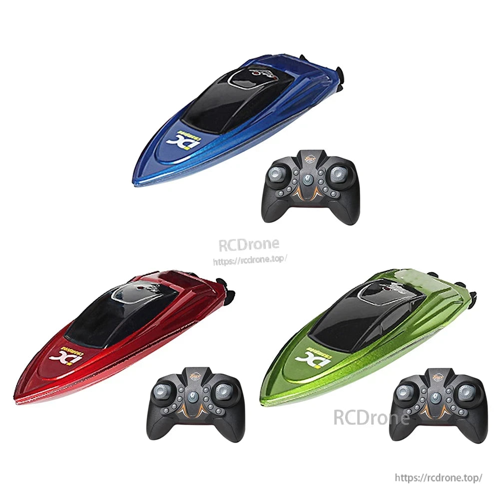Waterproof 2.4GHz Mini RC Boat, This mini RC boat is designed for indoor water play in bathtubs, pools, and inflatable baths.