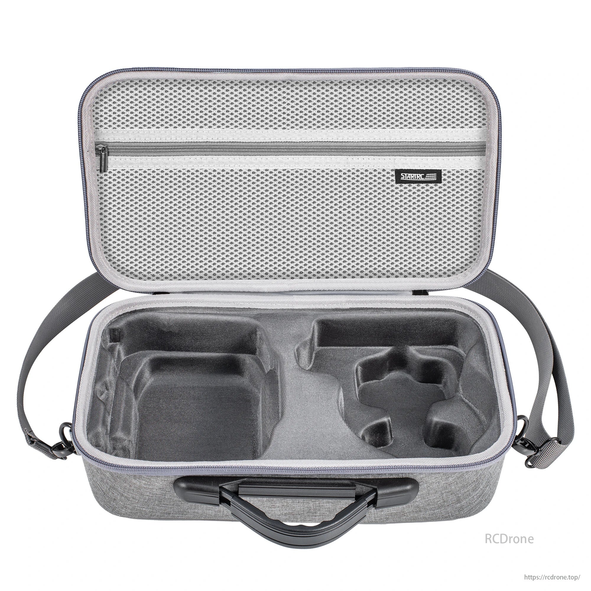 Waterproof Portable Handheld Drone Bag, Durable & Protective Build features high-quality nylon fabric with pressure-resistant, wear-resistant, splash-proof, and dust-proof exterior.