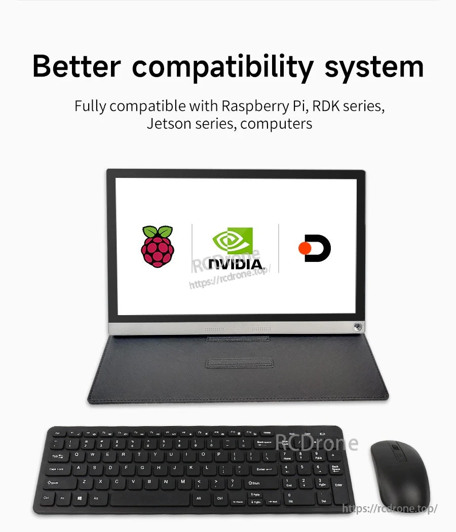 Wireless keyboard and mouse kit compatibility with Raspberry Pi, NVIDIA Jetson series and RDK series via USB receiver