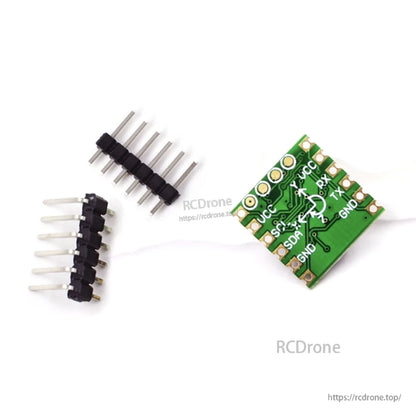 WitMotion HWT31 accelerometer with SCA3300, UART-TTL interface, Kalman filter, and 0.05° angle precision.