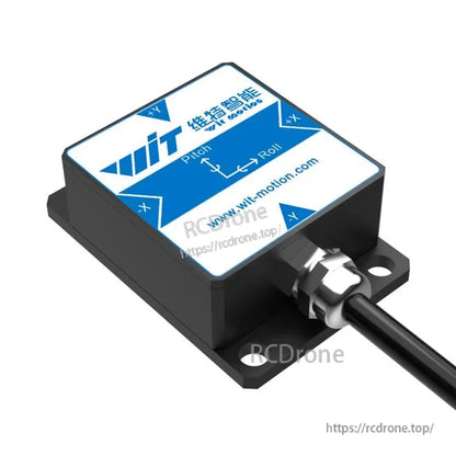 WitMotion HWT601-AGV-485 IMU: 6-axis accelerometer/gyroscope, RS485 Modbus, IP67, 200 Hz, supports ROS/Matlab.