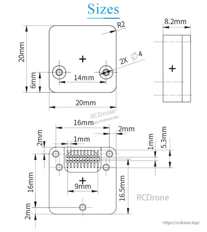 WitMotion HWT906 9-Axis Attitude Angle Sensor (1000 Hz, Acc + Gyro + Digital Compass, Temperature Compensation)