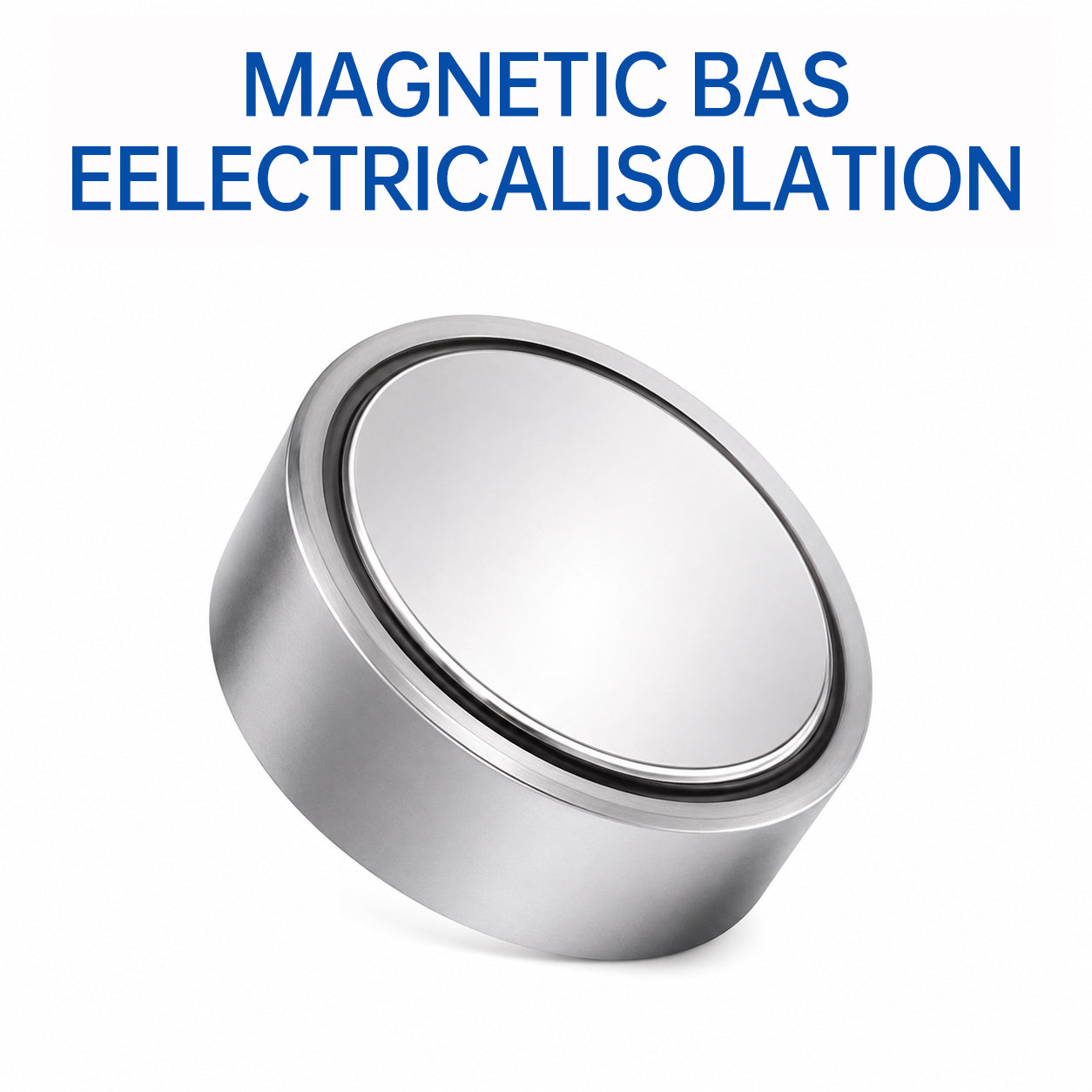 Magnetic base with electrical isolation option for WitMotion IEPE vibration sensor mounting