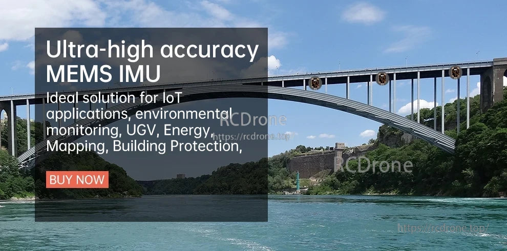 Promotional banner for WitMotion MEMS IMU applications in IoT monitoring, energy, mapping, and protection