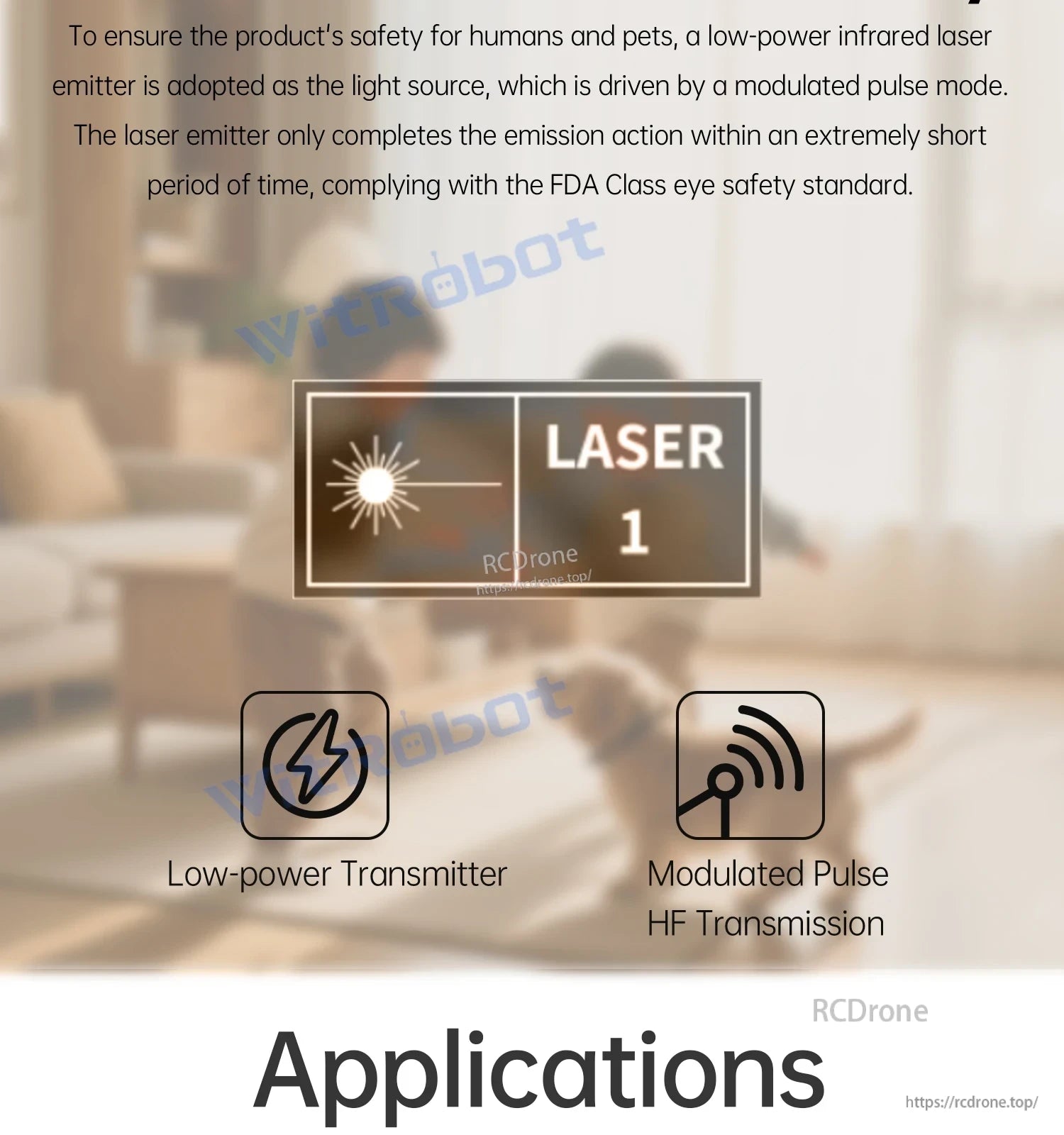Leishen N10 FDA Class I laser safety LiDAR with low-power transmitter and pulse drive
