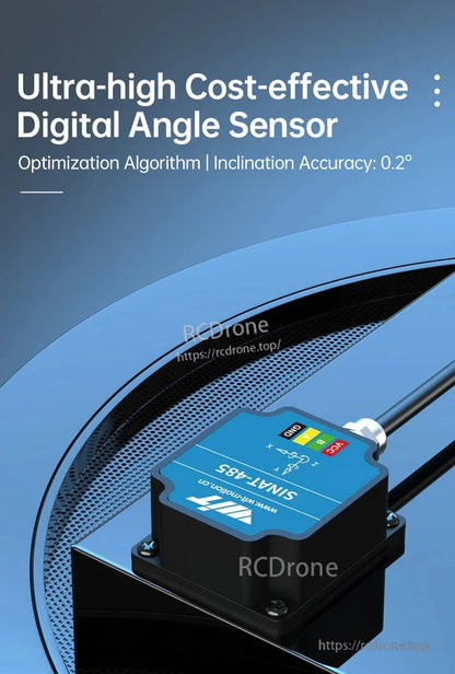 The SINAT-485 is a high-precision, waterproof digital angle sensor with RS485 output, 0.2° accuracy, 5–36 V power, and advanced algorithm optimization.