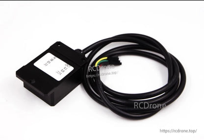 Dual-axis tilt inclinometer with 0.1° accuracy, RS232/RS485/TTL interfaces, IP67 rated.