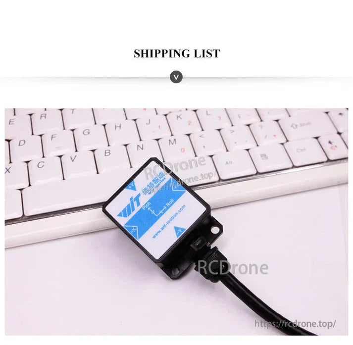 WitMotion SINET Dual-Axis AHRS, To calibrate the current position to 0 degrees, use the purple wire zeroing function after installation.