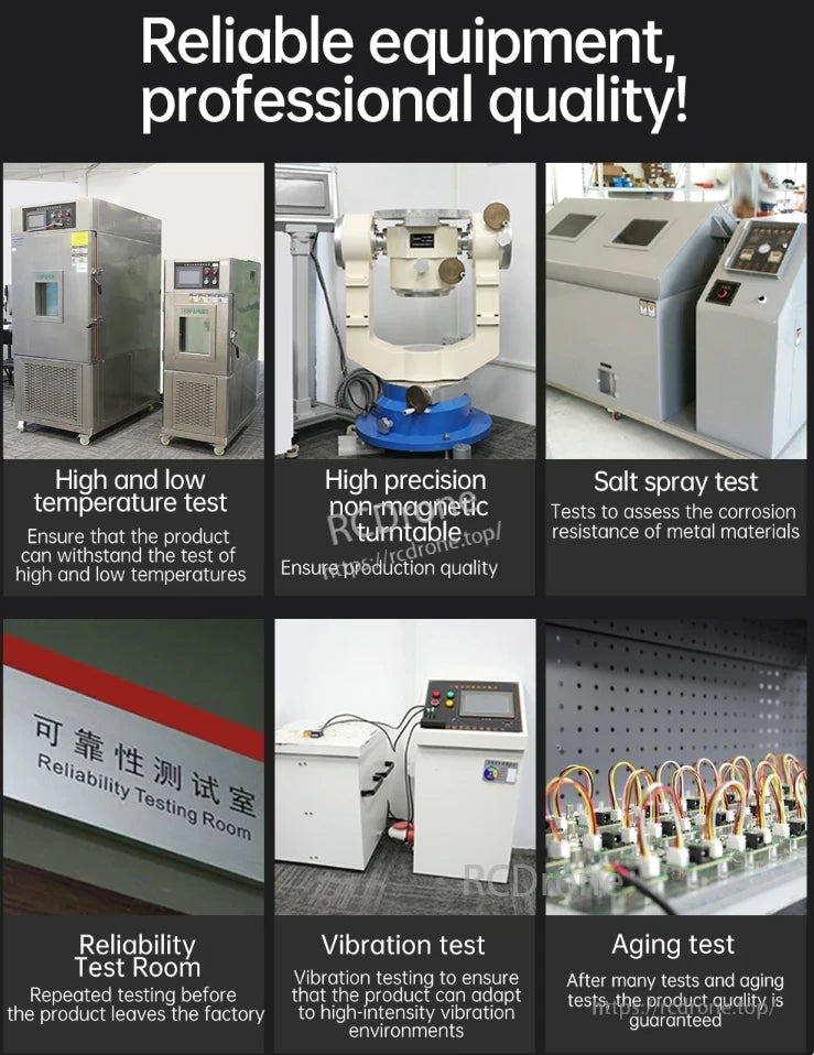 WitMotion WT9011DCL BLE Sensor, Equipment is rigorously tested for temperature extremes, salt spray, vibration, and aging to ensure professional quality and reliability.