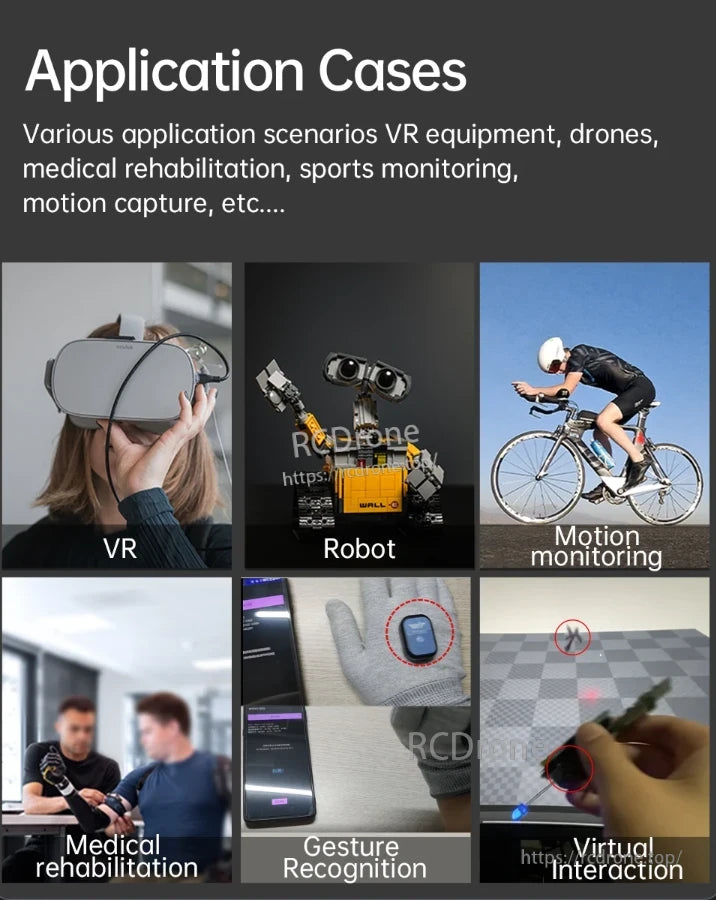 WitMotion WT9011DCL BLE Sensor, VR, Robot, Motion monitoring, Medical rehabilitation, Gesture Recognition, Virtual Interaction