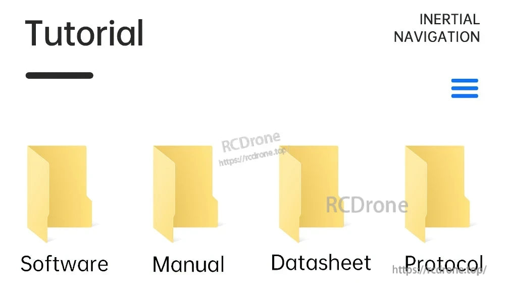 Download icons for software, manual, datasheet, and protocol resources