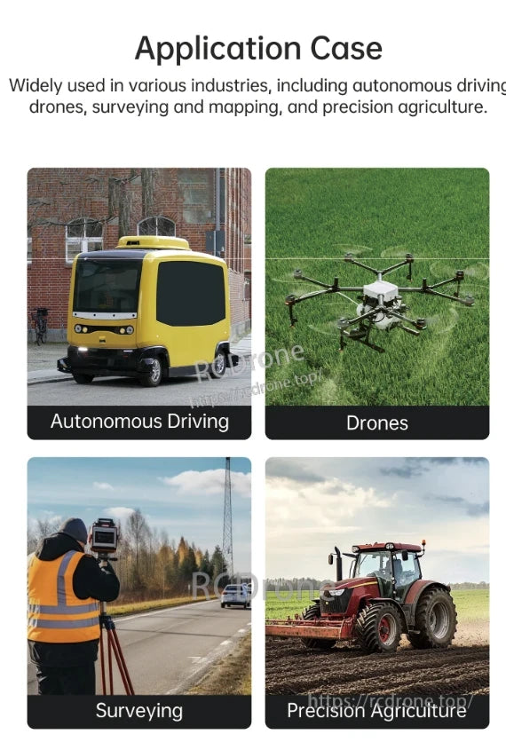 WitMotion WTRTK-M10 / M20 / M20D, WitMotion WTRTK-M10/M20/M20D modules enable autonomous driving, drones, surveying, and precision agriculture with high-precision positioning.