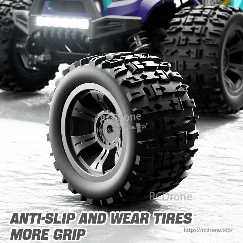 Wltoys 18101 PRO Rc Car, Anti-slip wear tires, more grip, off-road truck
