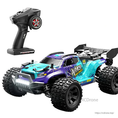 Wltoys 18101 PRO Rc Car, Wltoys 18101 PRO 1/18 scale RC car, 4WD, 2.4GHz, 28 km/h, LED lights, 80m range, 7.4V 1500mAh battery, ready-to-run.