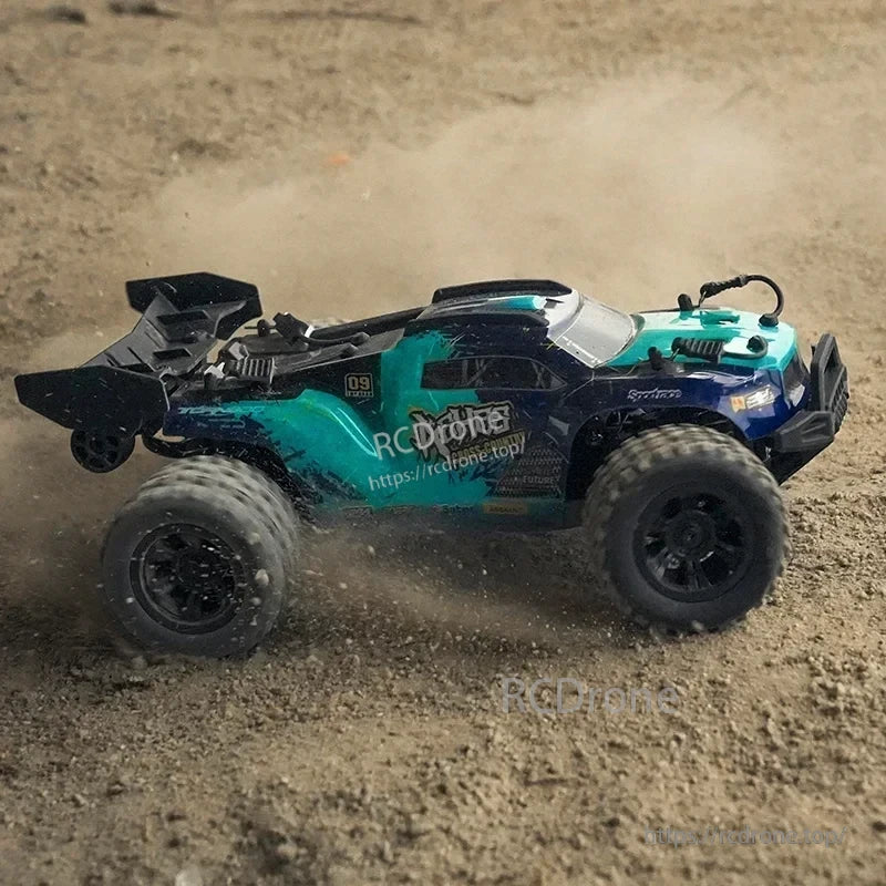 Wltoys 18101 PRO Rc Car, High-toughness explosion-proof PVC body with anti-loss silicone buckle and head-up wheels