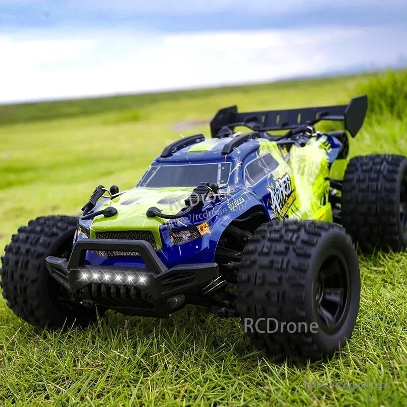 The Wltoys 18101 PRO Rc Car is a 1/18 scale 4WD off-road truck.