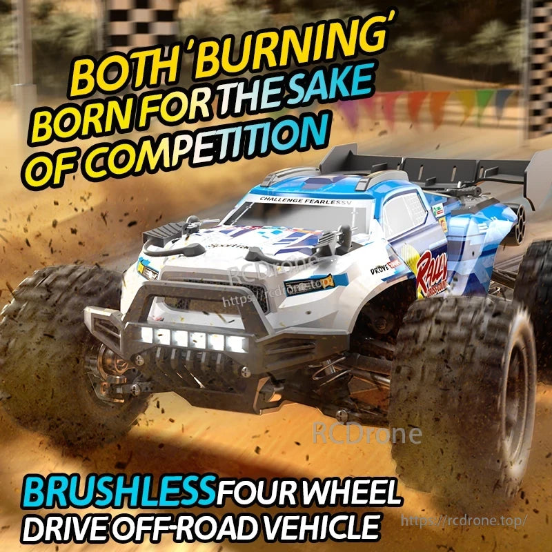 Wltoys 18101 PRO Rc Car, Brushless 4WD off-road RC car, born for competition, high-speed action.